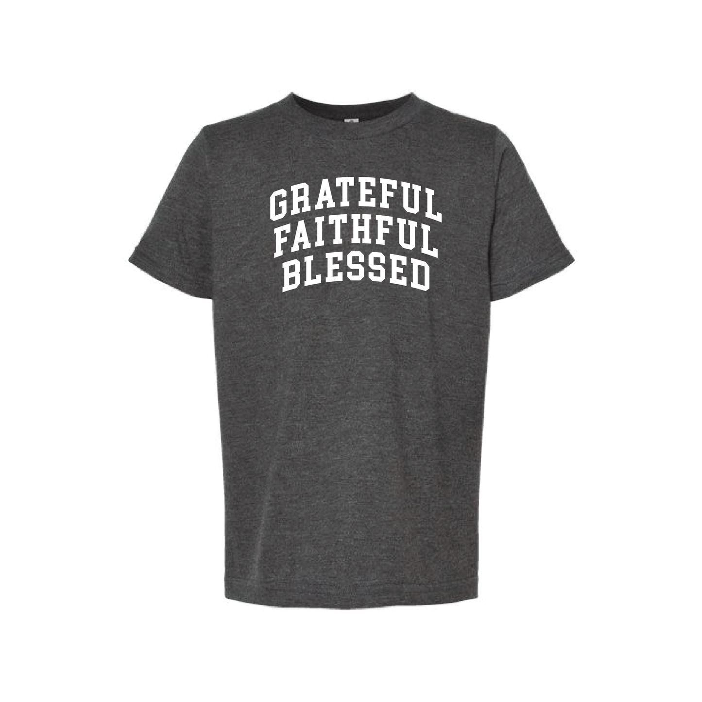 Grateful Faithful Blessed - Youth T-shirt